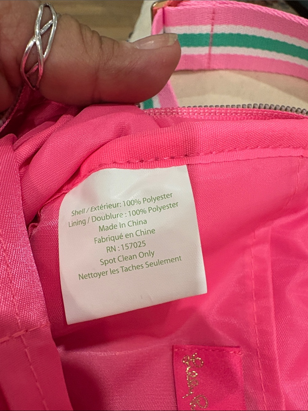 Lilly Pulitzer belt belt bag new without tags back zipper pocket - Picture 4 of 8